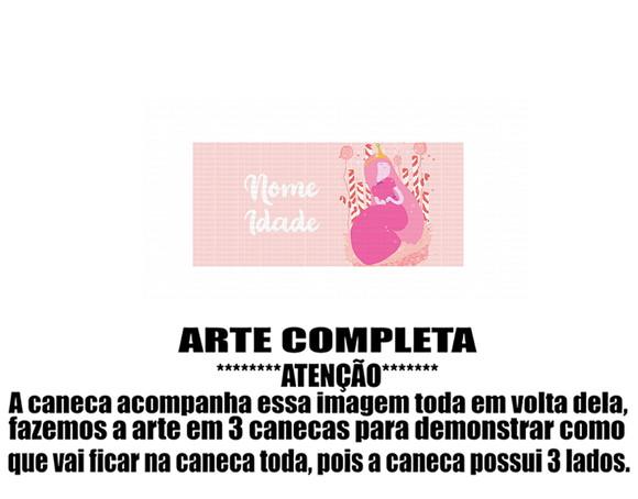 Caneca Polímero Princesa Jujuba Personalizada