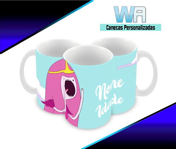 Caneca Polímero Princesa Jujuba Personalizada