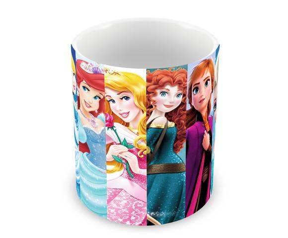 Caneca Polímero Princesas da Disney Personalizada