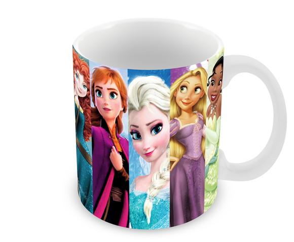 Caneca Polímero Princesas da Disney Personalizada
