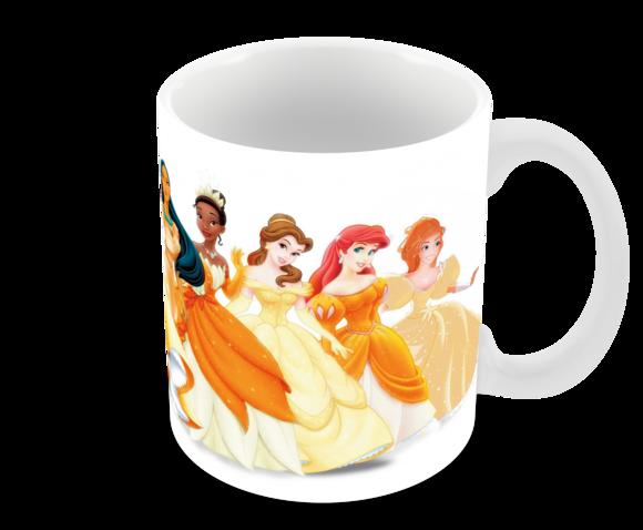 Caneca Polímero Princesas da Disney Personalizada