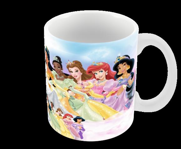 Caneca Polímero Princesas da Disney Personalizada