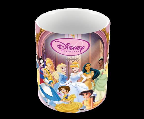 Caneca Polímero Princesas da Disney Personalizada