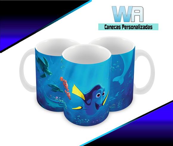 Caneca Polímero Procurando Nemo Personalizada