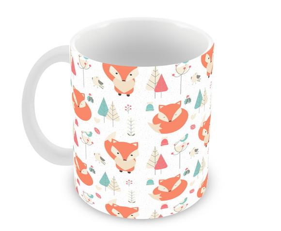 Caneca Polímero Raposinha Personalizada
