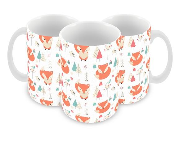 Caneca Polímero Raposinha Personalizada