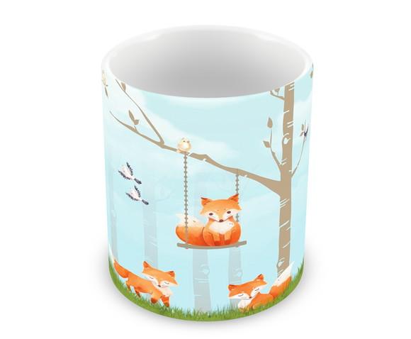Caneca Polímero Raposinha Personalizada