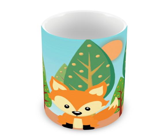 Caneca Polímero Raposinha Personalizada