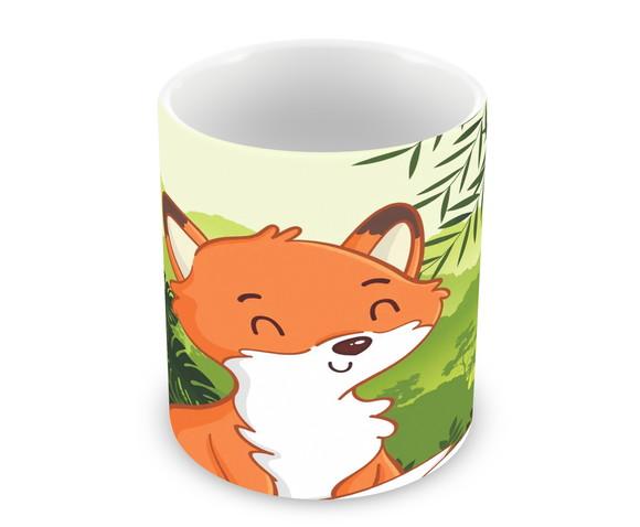 Caneca Polímero Raposinha Personalizada