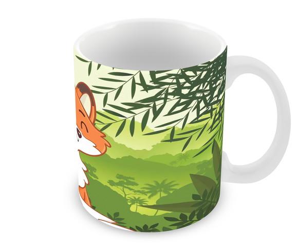 Caneca Polímero Raposinha Personalizada