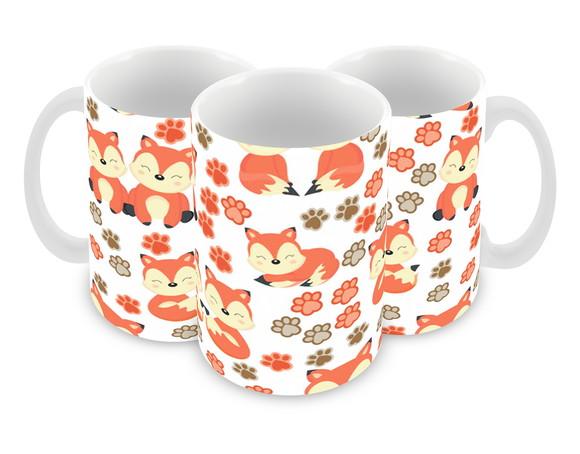 Caneca Polímero Raposinha Personalizada