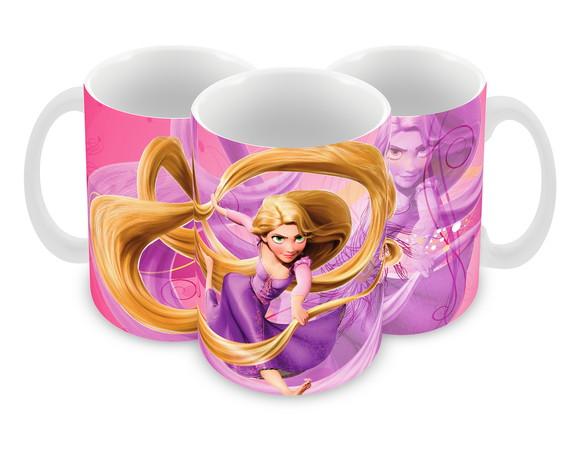 Caneca Polímero Rapunzel Personalizada