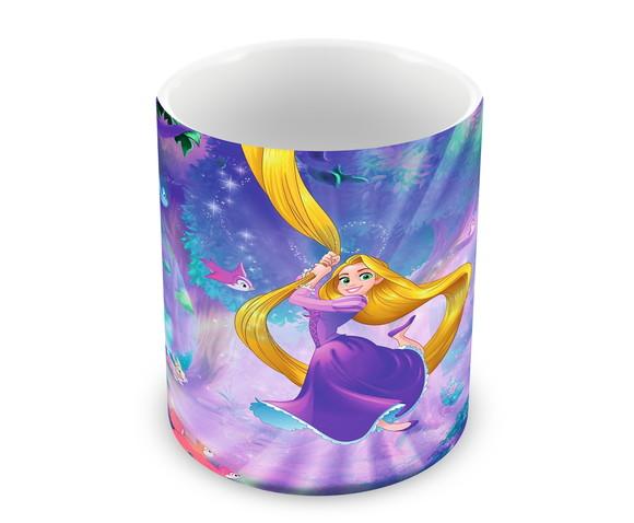 Caneca Polímero Rapunzel Personalizada
