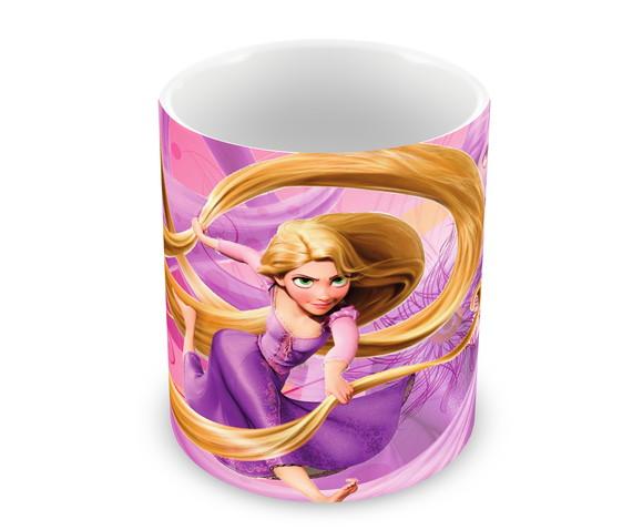 Caneca Polímero Rapunzel Personalizada