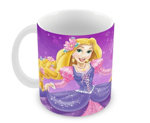 Caneca Polímero Rapunzel Personalizada
