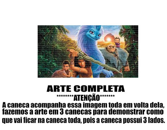 Caneca Polímero Raya e o Último Dragão Personalizada