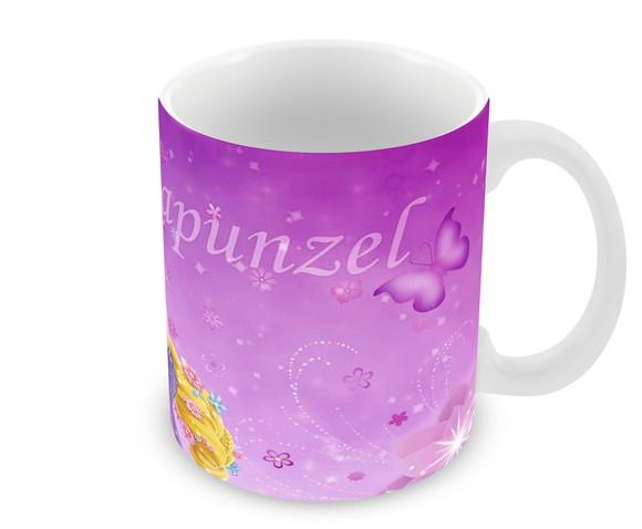 Caneca Polímero Rapunzel Personalizada