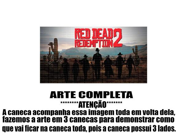 Caneca Polímero Red Dead Redemption 2 Personalizada