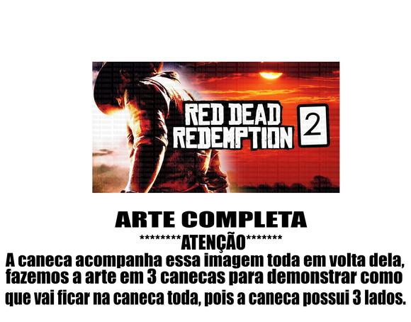 Caneca Polímero Red Dead Redemption 2 Personalizada