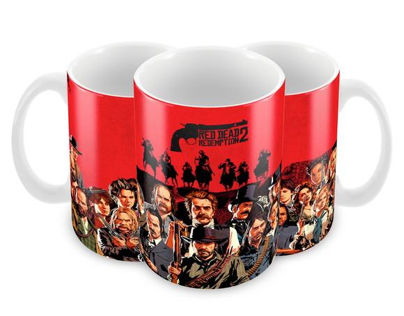 Caneca Polímero Red Dead Redemption 2 Personalizada