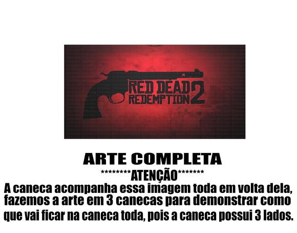 Caneca Polímero Red Dead Redemption 2 Personalizada