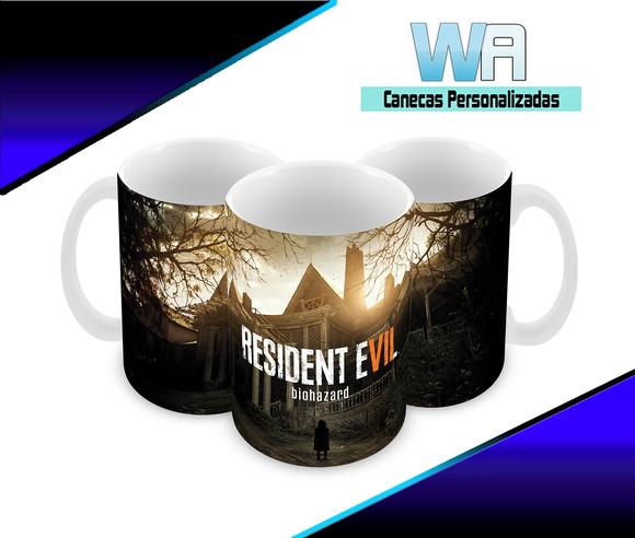 Caneca Polímero Resident Evil Personalizada