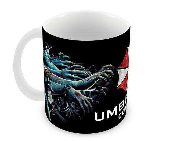 Caneca Polímero Resident Evil Umbrella Personalizada