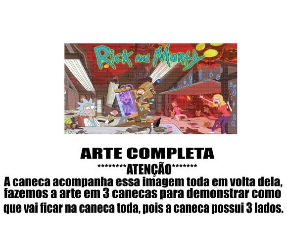 Caneca Polímero Rick And Morty Personalizada