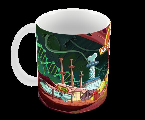 Caneca Polímero Rick And Morty Personalizada
