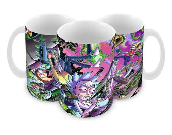 Caneca Polímero Rick And Morty Personalizada