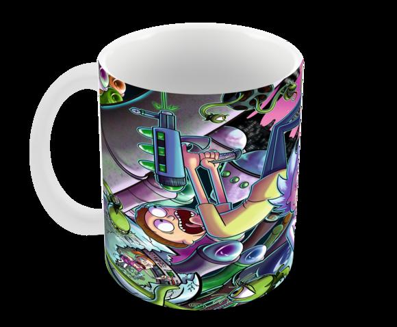 Caneca Polímero Rick And Morty Personalizada