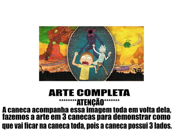 Caneca Polímero Rick And Morty Personalizada
