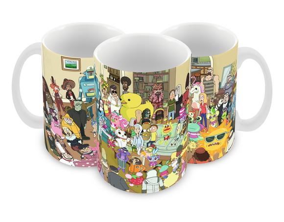 Caneca Polímero Rick And Morty Personalizada