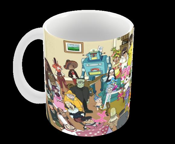 Caneca Polímero Rick And Morty Personalizada