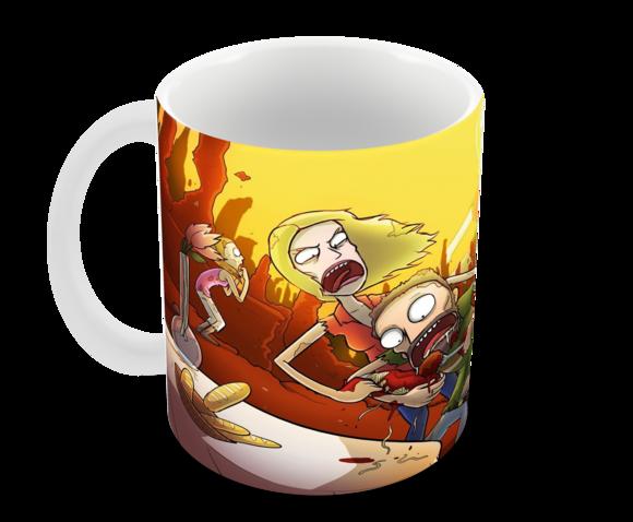 Caneca Polímero Rick And Morty Personalizada