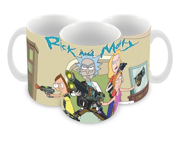 Caneca Polímero Rick And Morty Personalizada