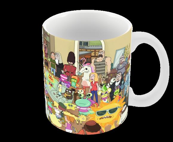 Caneca Polímero Rick And Morty Personalizada