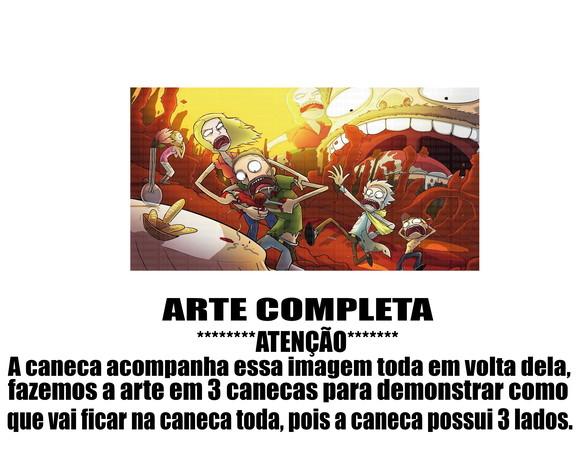 Caneca Polímero Rick And Morty Personalizada