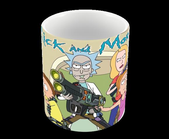 Caneca Polímero Rick And Morty Personalizada