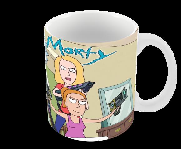Caneca Polímero Rick And Morty Personalizada