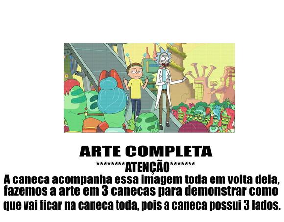 Caneca Polímero Rick And Morty Personalizada