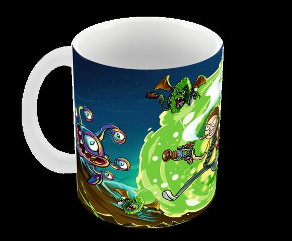 Caneca Polímero Rick And Morty Personalizada