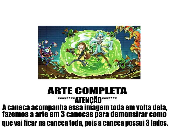 Caneca Polímero Rick And Morty Personalizada