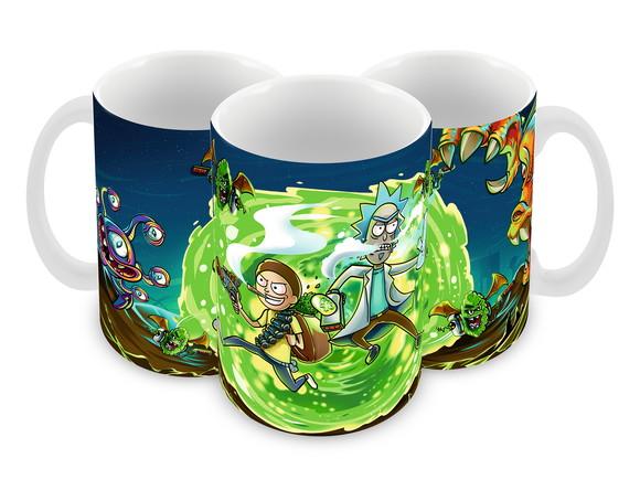 Caneca Polímero Rick And Morty Personalizada