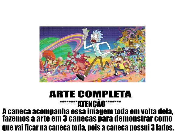 Caneca Polímero Rick And Morty Personalizada