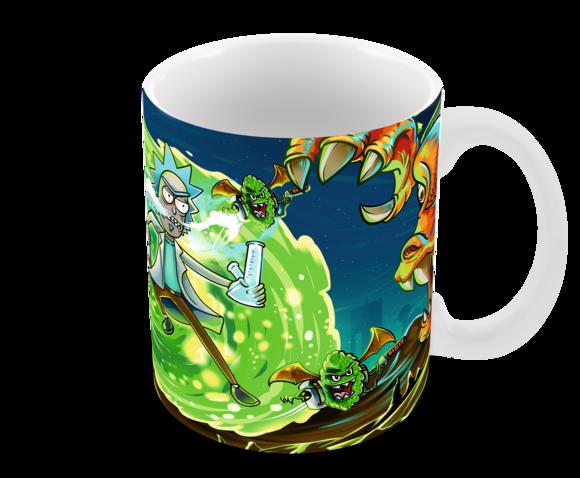 Caneca Polímero Rick And Morty Personalizada