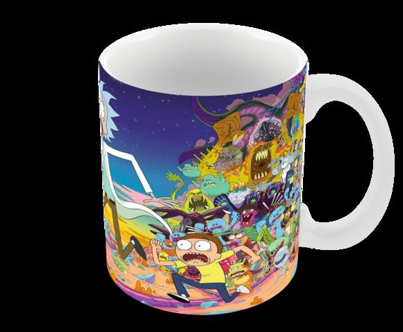 Caneca Polímero Rick And Morty Personalizada