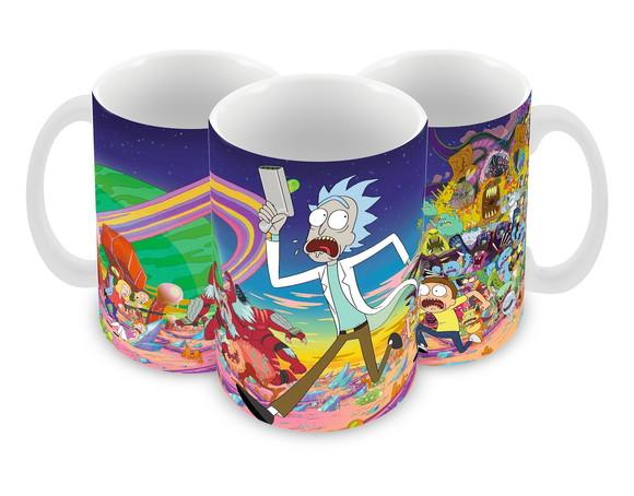 Caneca Polímero Rick And Morty Personalizada