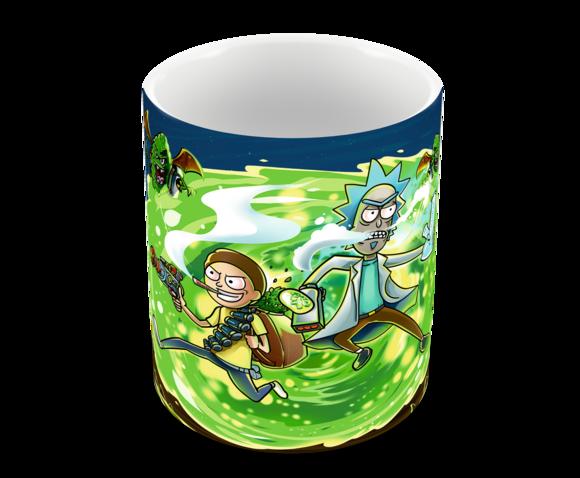Caneca Polímero Rick And Morty Personalizada