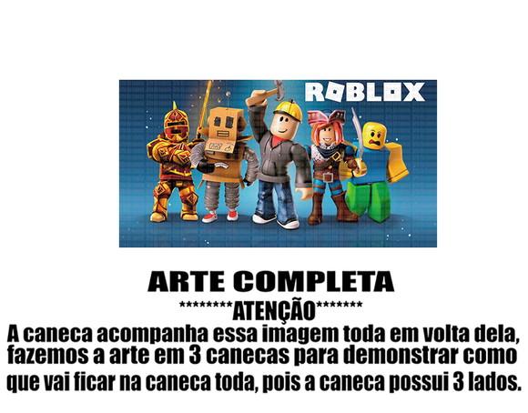 Caneca Polímero Roblox Personalizada